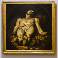 Halott Krisztus- emiliai festő- 17. század- P.halma